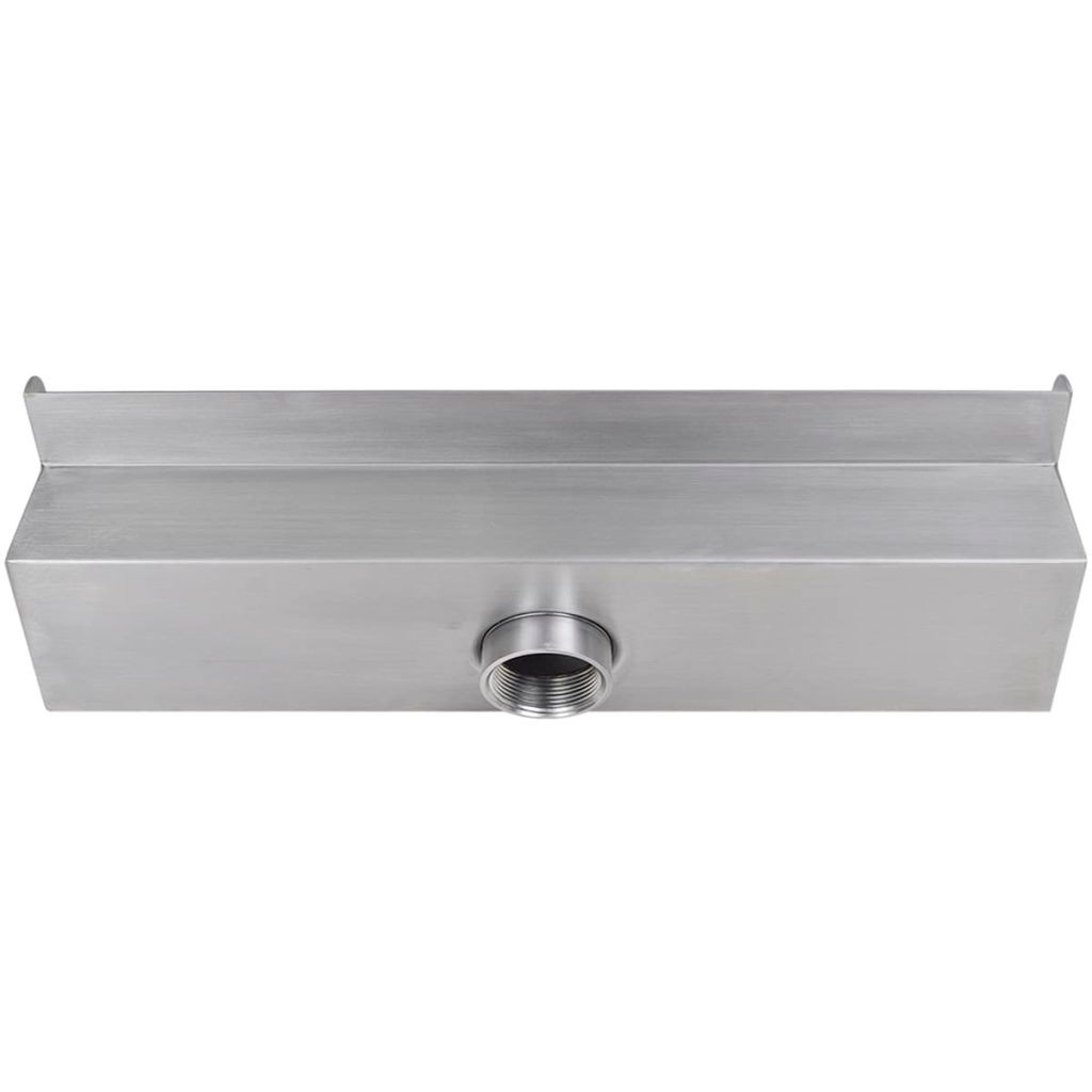 Rectangular Waterfall Pool Fountain Stainless Steel 45 cm